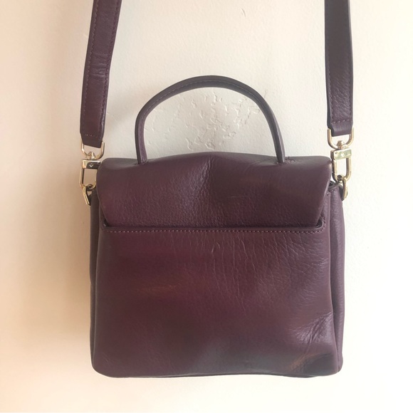 Kate Spade Small Maryana Lombard Street in Deep Plum crossbody purse bag - Picture 7 of 16